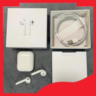 [AIRPODS 2] Tai Nghe Bluetooth Bản Mới Full Chức Năng Đổi Tên ✔Định Vị ✔Sạc Không Dây - Bảo Hành 12 Tháng @ S