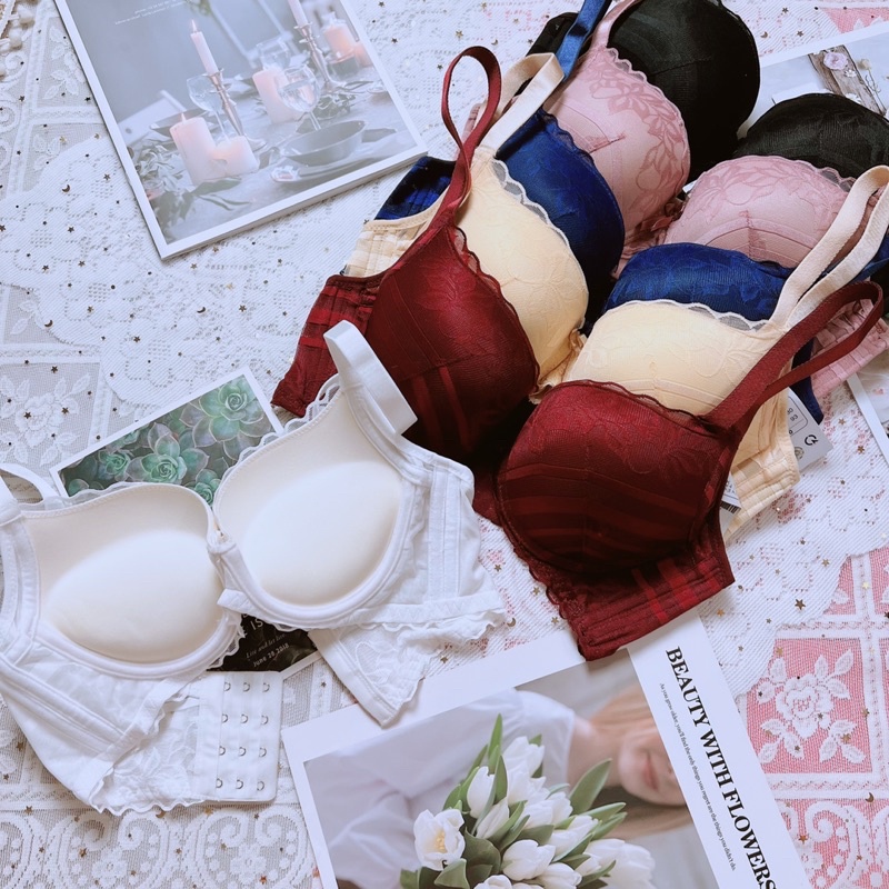 Áo Ngực Định Hình Ren Lovely Chính Hãng  Độn Dày 5p - Siêu Nâng,Tạo Khe Hoàn Hảo VIP