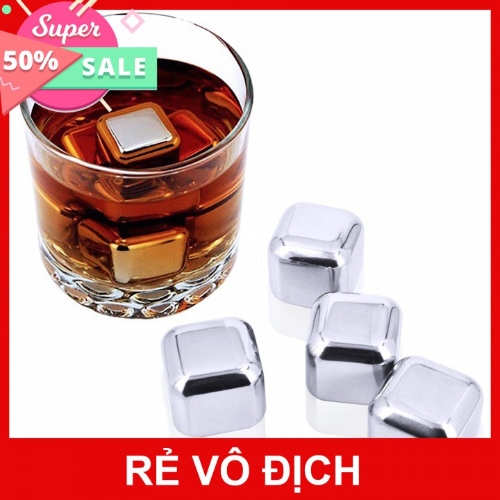 [Hot]-Đá lạnh vĩnh cửu Cooling cubes 8 viên