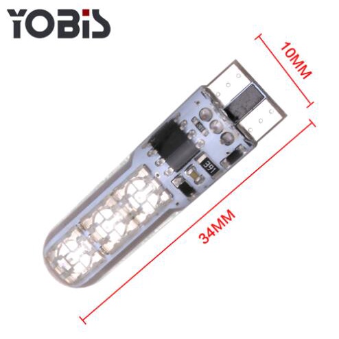 Bóng Đèn Led T10 5050 Ex5 6 Smd Rgb 501 Gắn Biển Số Xe Hơi Chuyên Dụng