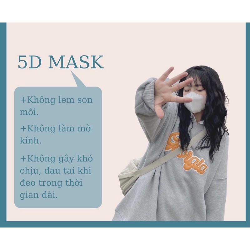 Hộp 10 cái khẩu trang 5D mask thuộc công ty Nam Anh Sài Gòn