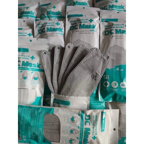 [ Hàng Sẵn ] 50 Chiếc Khẩu Trang 4D KF94 DC ( Gồm 10 Túi ) | BigBuy360 - bigbuy360.vn