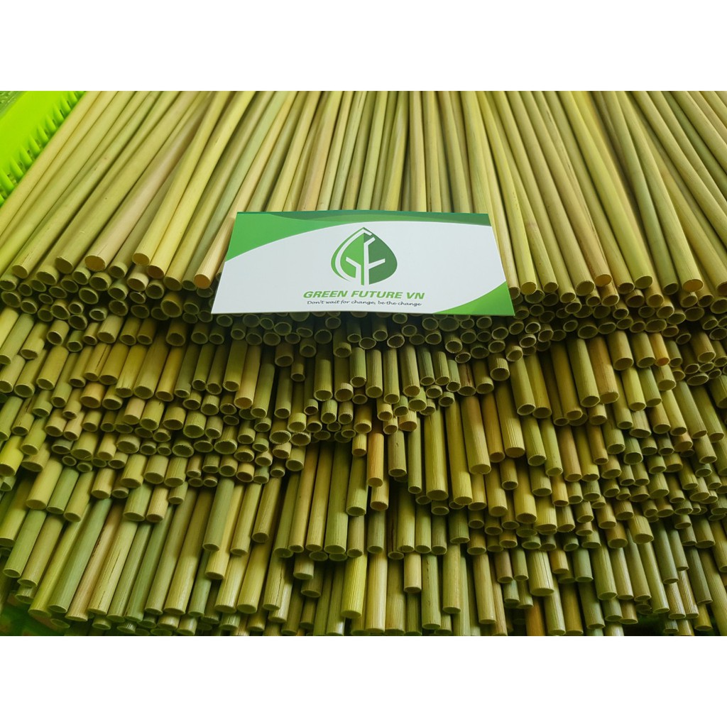 100 ỐNG HÚT CỎ BÀNG KHÔ 20 CM CHUẨN XUẤT KHẨU