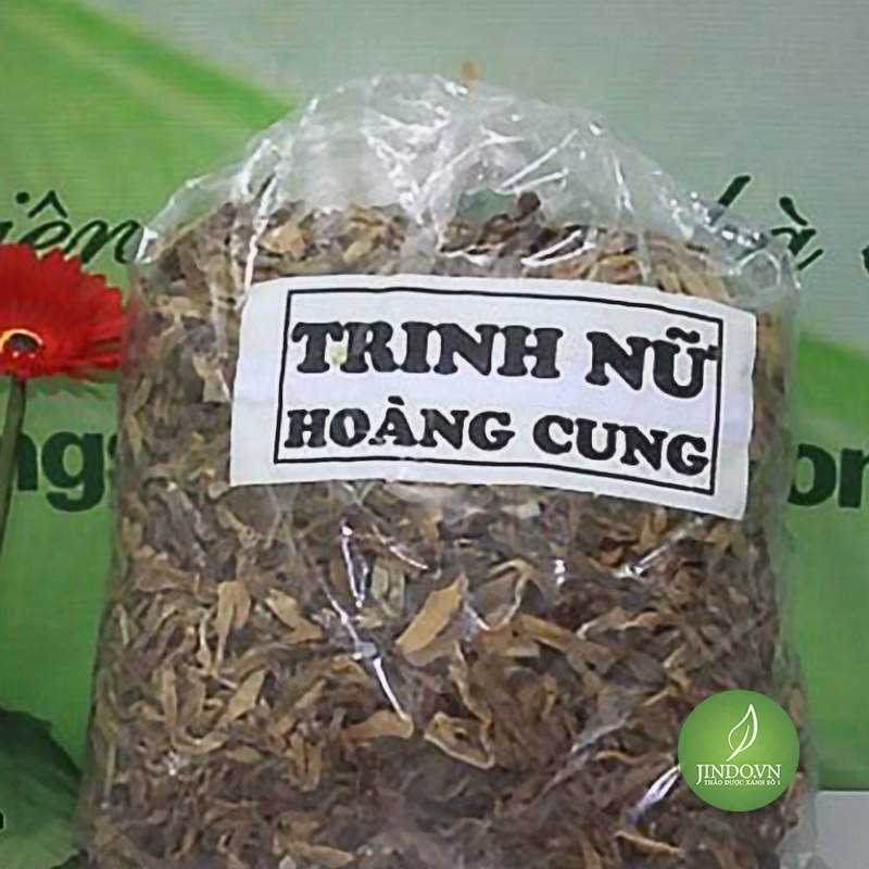 1 kg Lá trinh nữ hoàng cung sấy khô nguyên chất.