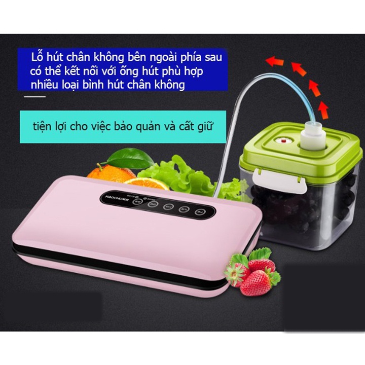 Máy Hút Chân Không, Hàn Miệng Túi Vacuum Sealer Cao Cấp Giúp Bảo Quản Thực Phẩm Chuyên Nghiệp