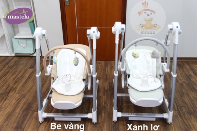 Ghế đa năng cao cấp kết hợp xích đu có nhạc Mastela SG116( new vỏ xấu)