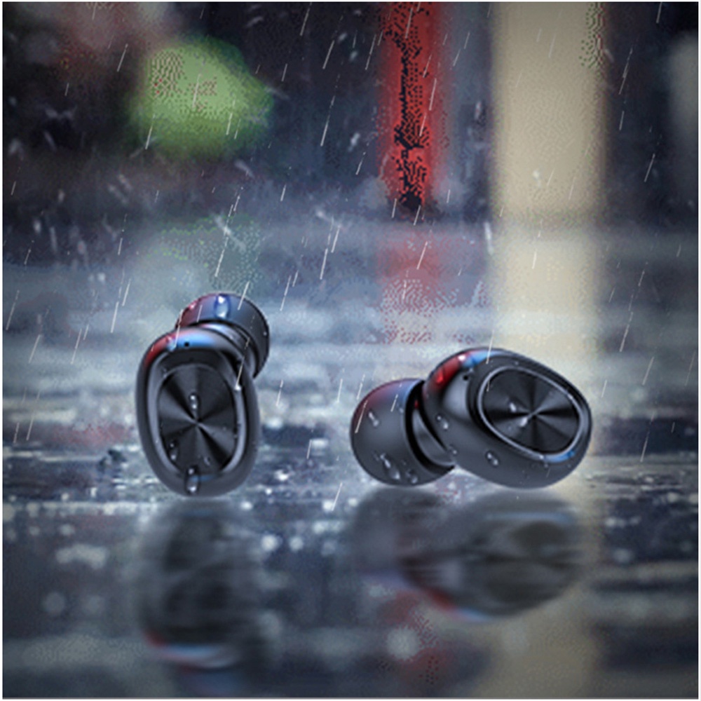 Tai Nghe Bluetooth Không Dây 5.0 Cảm Ứng Vân Tay B5 Mini Chống Thấm Nước 9D