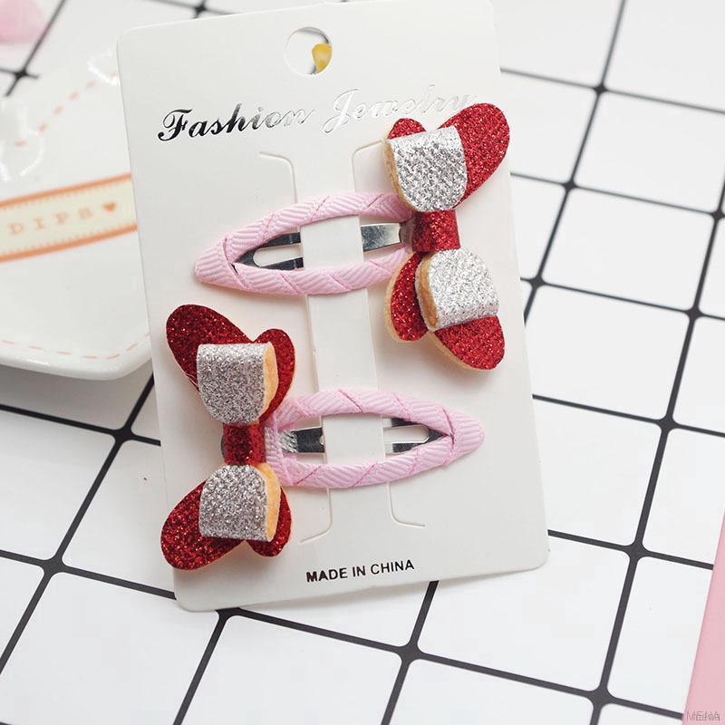Set kẹp tóc nơ xinh xắn