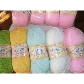Cuộn Len Alize Baby Best - bảng màu 1