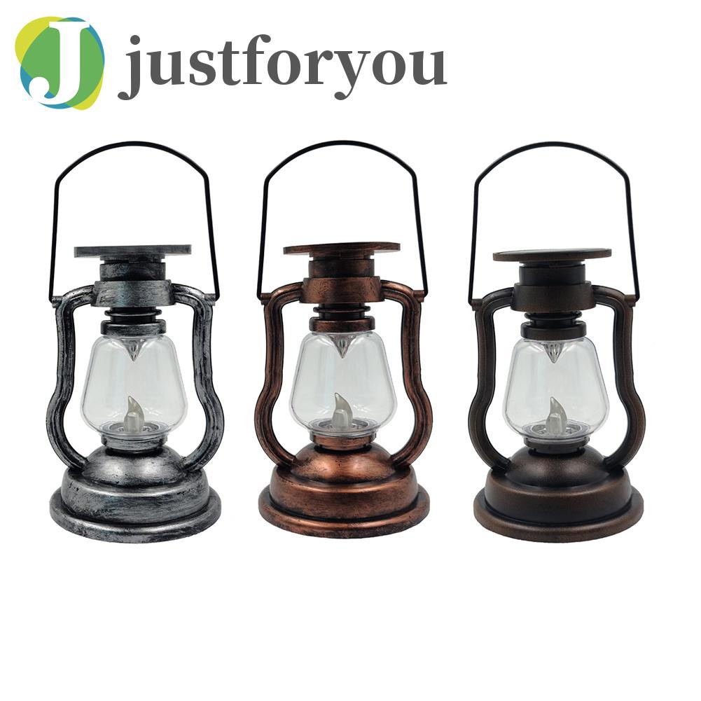 Đèn Lồng Led Cổ Điển Sử Dụng Năng Lượng Mặt Trời Có Thể Mang Đi Tiện Dụng Justforyou 2