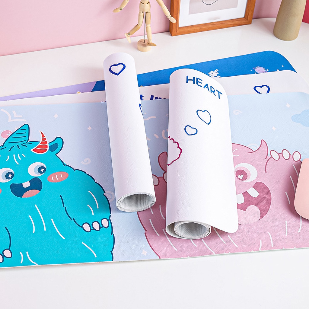 Miếng Lót Chuột Máy Tính Chống Trượt Không Thấm Nước Hình Hoạt Hình Dễ Thương