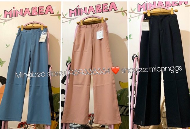 Quần Culottes ống rộng dáng suông 4 màu cạp cao 100cm - simple pant | BigBuy360 - bigbuy360.vn