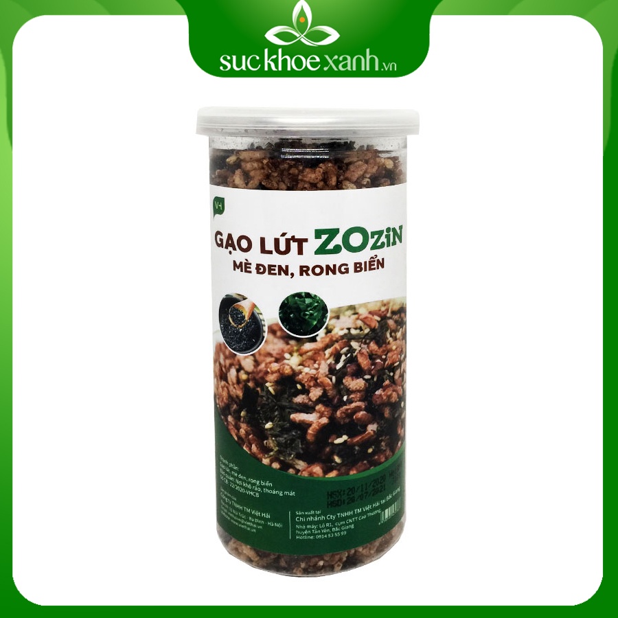 Hủ gạo lứt mè đen rong biển Zozin 310g
