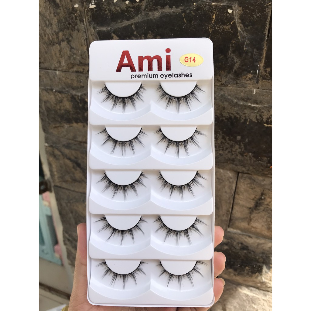 Mi giả cao cấp Ami Premium Eyelashes (5 cặp/hộp)
