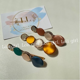 Kẹp tóc, cặp tóc mái đính đá lấp lánh LOLI GIRl cho nữ