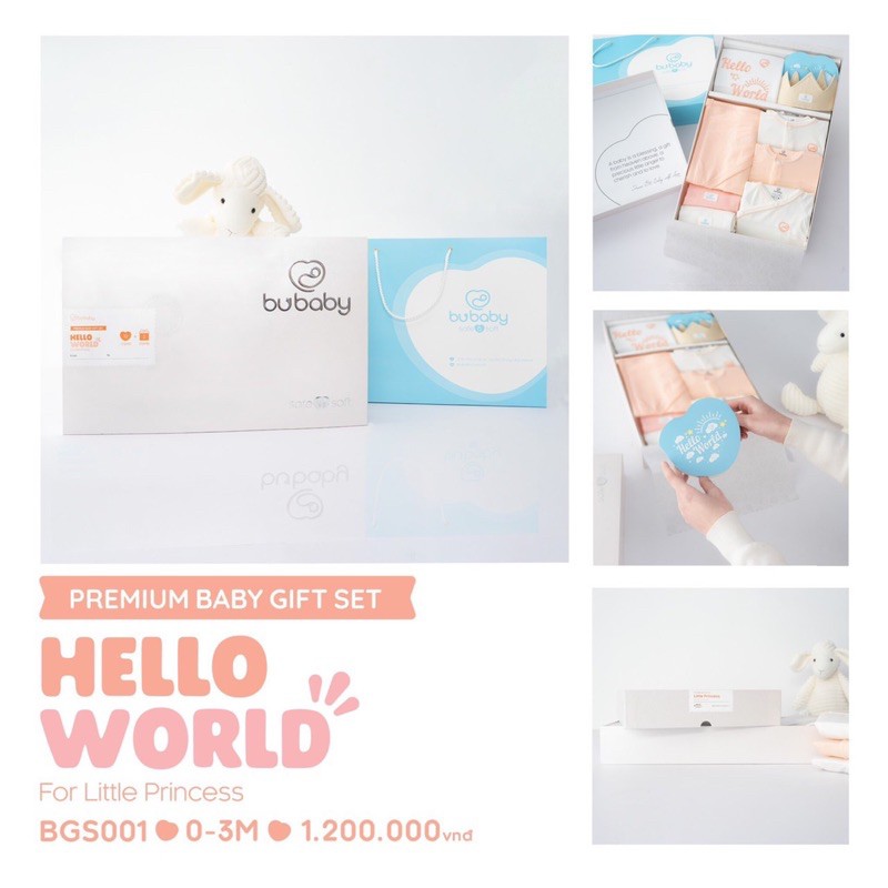 Bu baby - Sét hello world Gift BGS001
