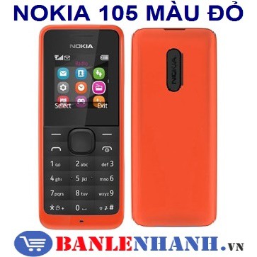 ĐIỆN THOẠI NOKIA 105 MÀU ĐỎ