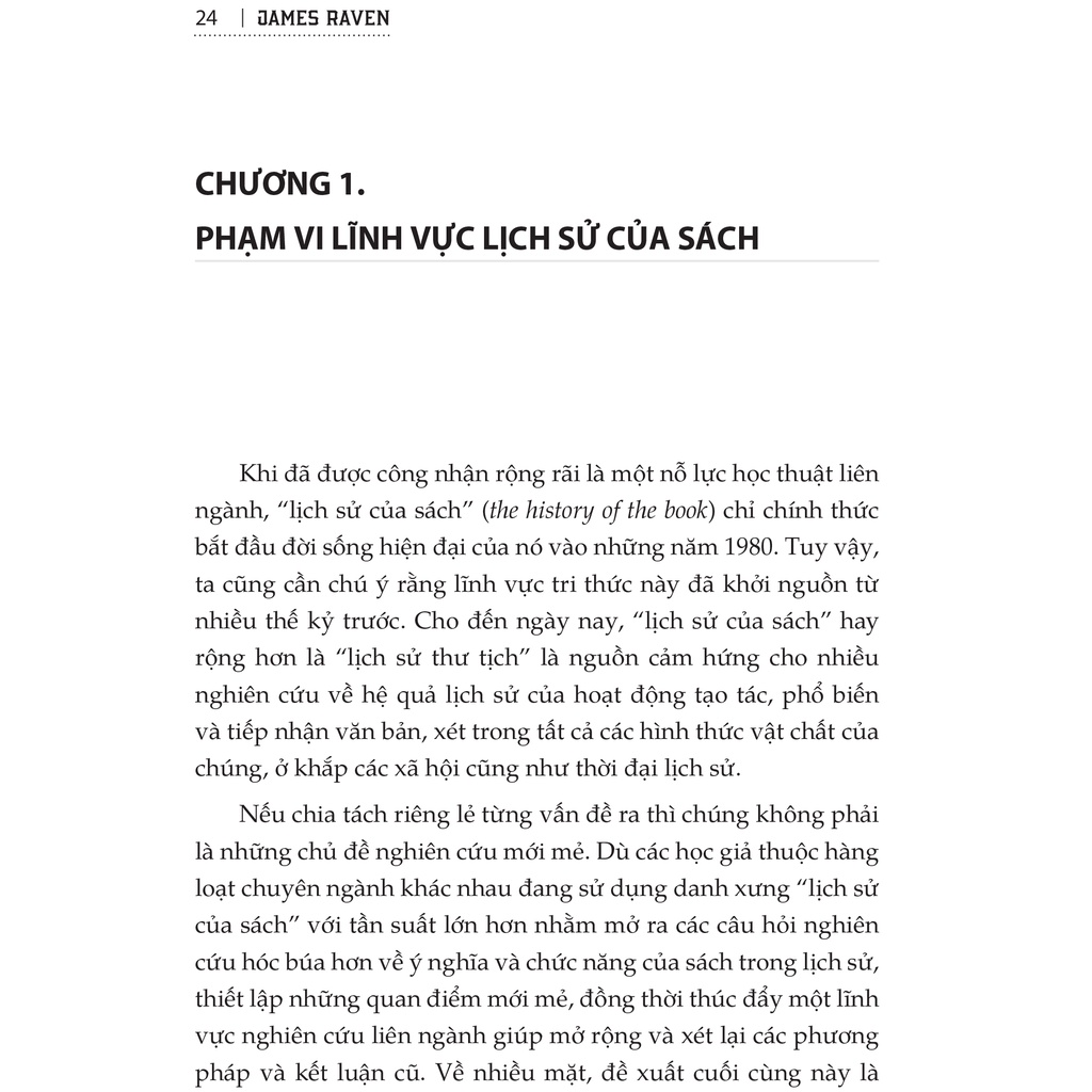 Sách Lịch sử của sách