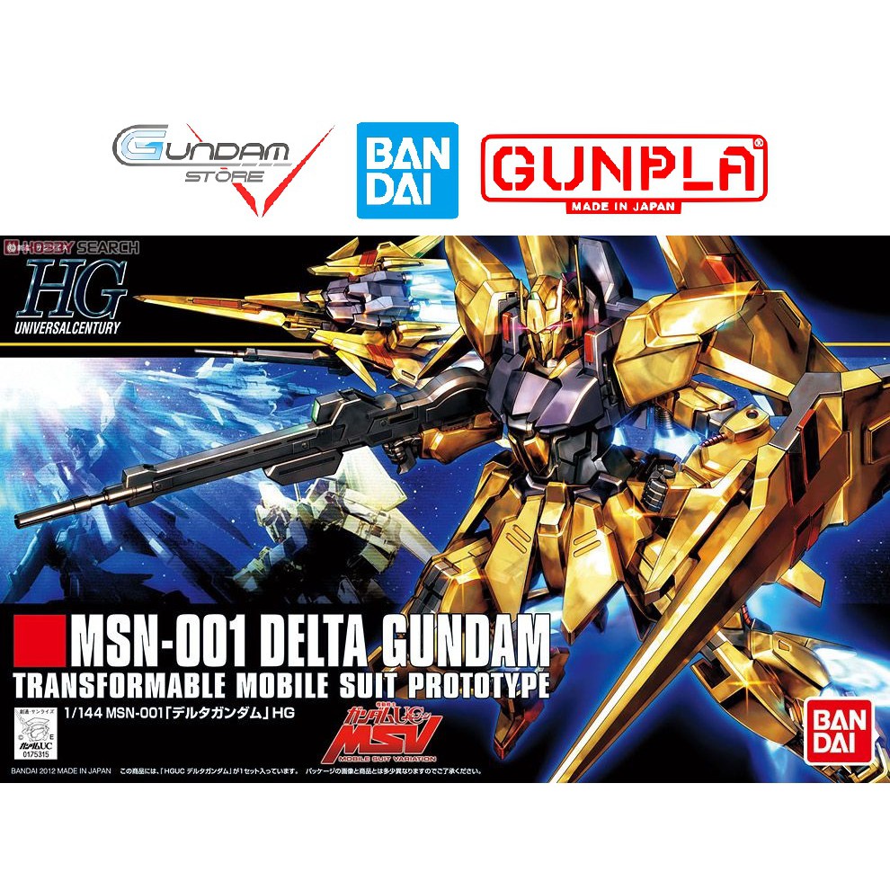 Mô Hình Gundam HG Delta MSN-001 Bandai 1/144 HGUC UC Đồ Chơi Lắp Ráp Anime Nhật