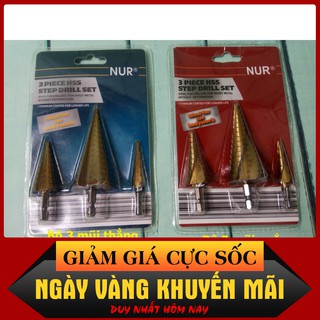 [HÀNG CHÍNH HÃNG] [ ẢNH THẬT]   MŨI KHOAN THÁP VỈ 3 CÂY   [CHO KHÁCH XEM HÀNG]