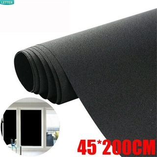 Letter Phim cửa sổ màu đen có thể tháo rời Phòng riêng tư Tint Nhãn dán có thể tái sử dụng Khối bảo vệ tia cực tím Chống nắng Tĩnh bám làm tối Blackout