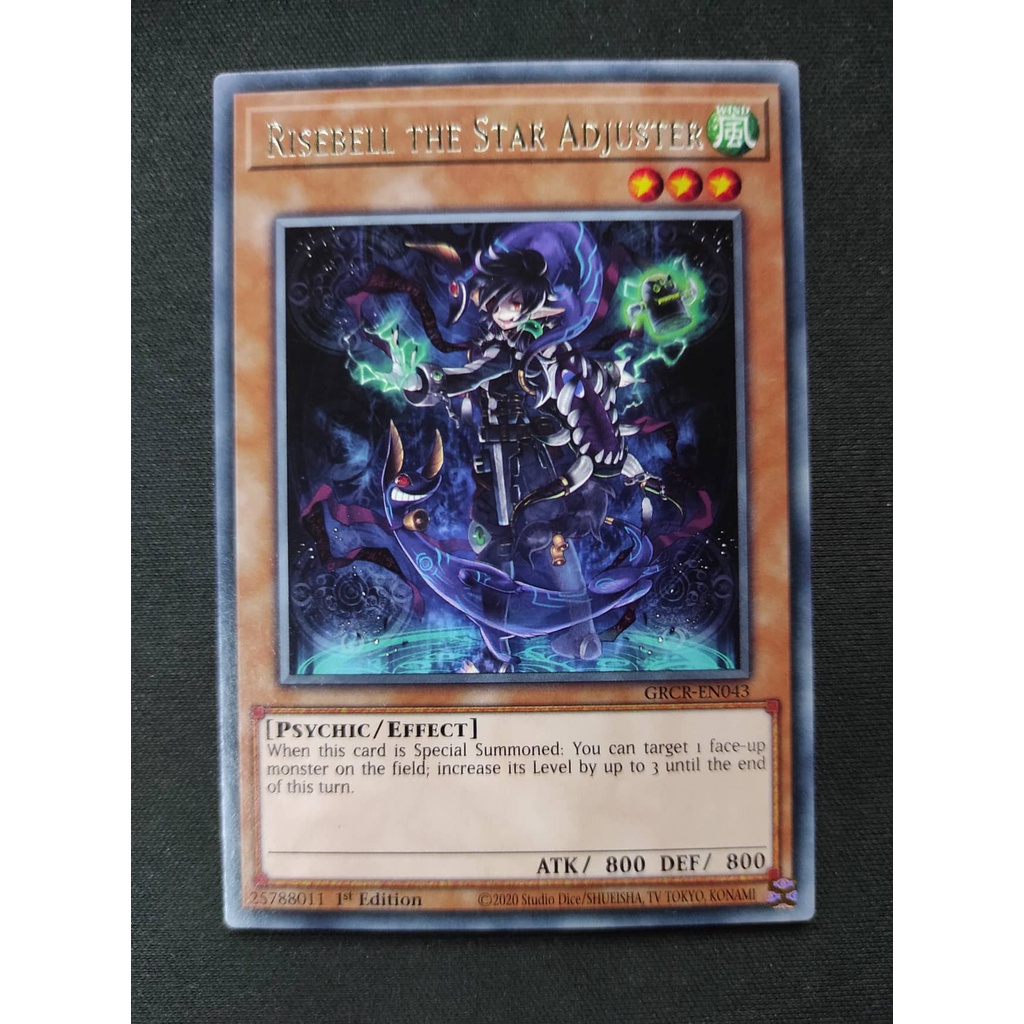 (YGO-TCG)1 lá thẻ bài Risebell the Star Adjuster - GRCR-EN043 - Rare