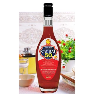 Nước mắm Cát Hải 50 độ đạm chai 250ml