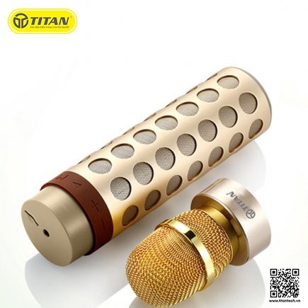 Mic hát kèm loa bluetooth TITAN M02