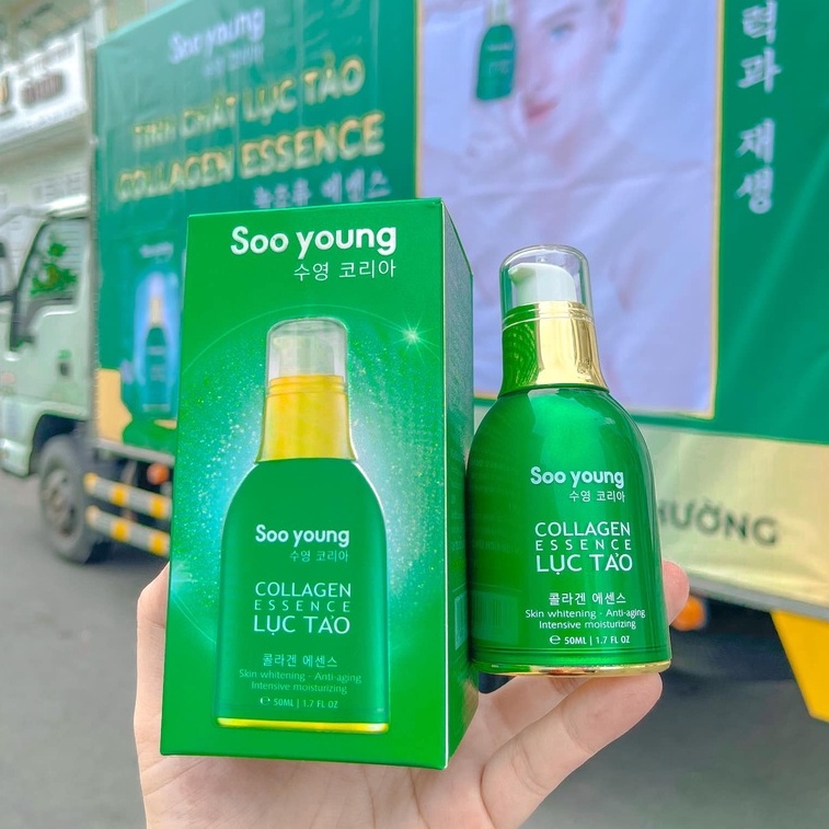 (Hot) Tinh Chất Truyền Trắng Collagen Essence Lục Tảo - SooYoung | BigBuy360 - bigbuy360.vn