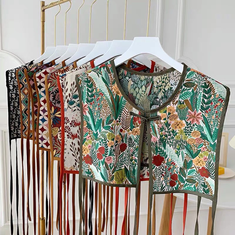 Áo Khoác Không Tay Họa Tiết Thêu Thời Trang Xuân Hè Cho Nữ