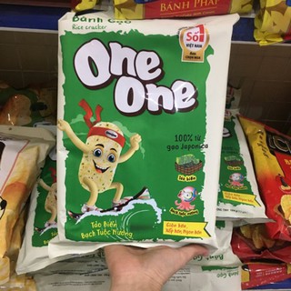 bánh gạo one one vị tảo biển bạch tuộc nướng 104g