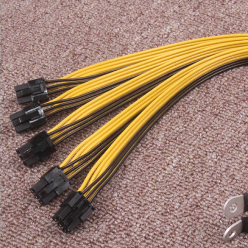 Dây Cáp Tách Thẻ Đồ Họa 6pin Gpu PCI Chuyên Dụng Cho Express PC