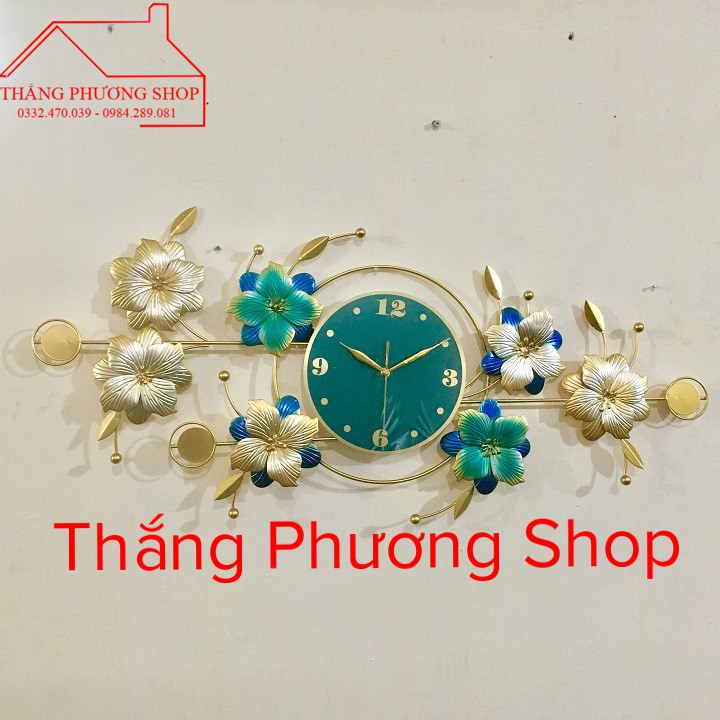 [Mẫu Mới] Đồng Hồ Treo Tường Trang Trí Hoa Cỏ Mùa Xuân TP-062 ( Hàng Loại 1 )
