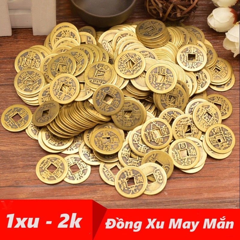 Đồng xu ngũ đế, đồng xu phong thuỷ bỏ bóp ví - Vật phẩm chiêu tài | BigBuy360 - bigbuy360.vn