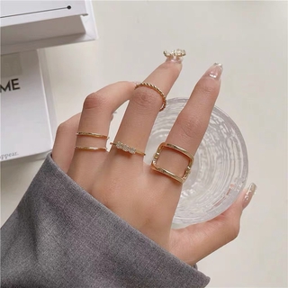 Set nhẫn trang sức thời trang Hàn Quốc