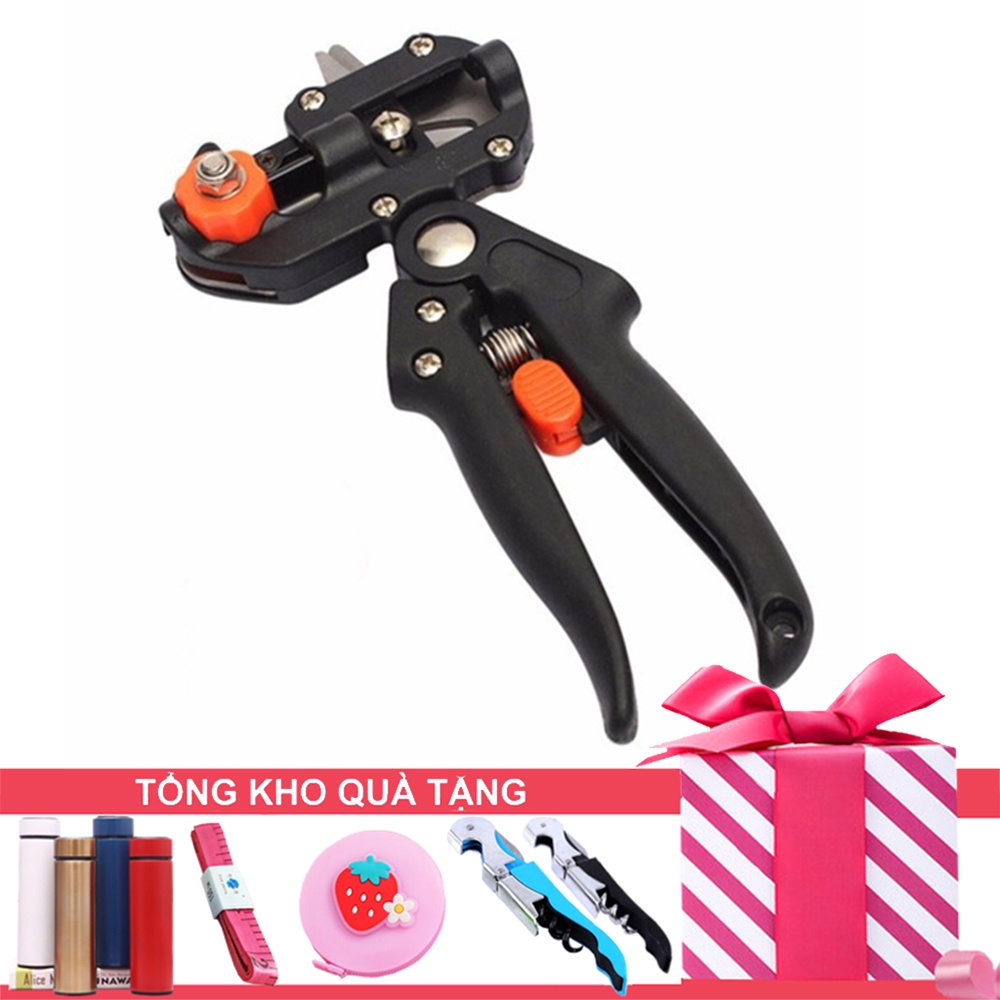 Kéo Ghép Cành Đa Năng, Kìm Ghép Mắt Cây Ăn Quả Các Loại, Tặng 2 Lưỡi Cắt Và Trụ Thay Thế