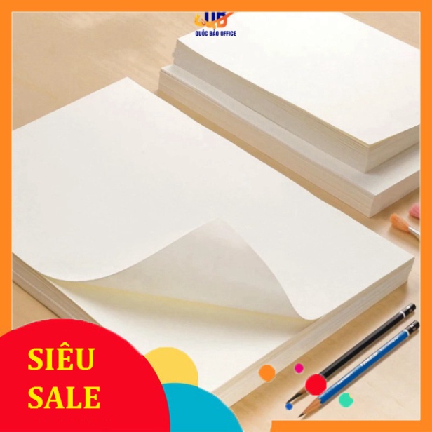 Giấy vẽ mỹ thuật A3 - Giấy Vẽ Màu Nước, Marker, Chì Màu, Sáp Màu, Phác Họa Chuyên Dụng - Định lượng 100gsm- 20 tờ/ tập