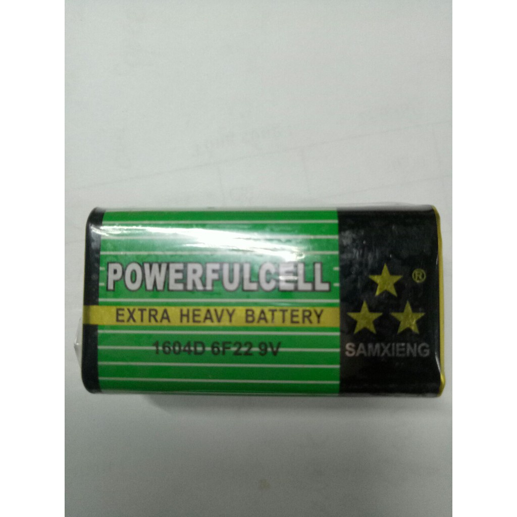 Pin 9v đầu âm dương Pouwerfulcell -dc1421