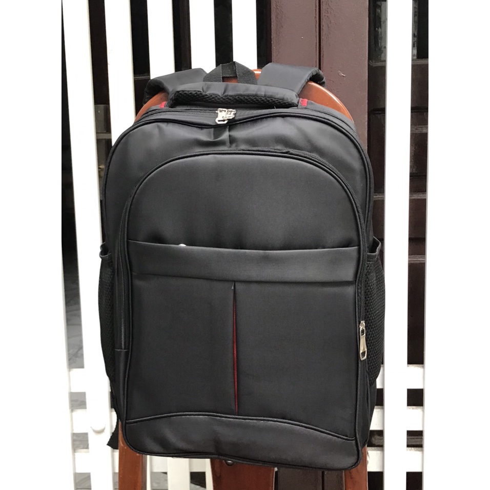 Balo Laptop Nam Nữ, Cặp Đựng Máy Tính Cá Nhân Kích Thước 15.6 inch Đẹp Và Chống Sốc Giá Rẻ ( ĐEN XỊN)