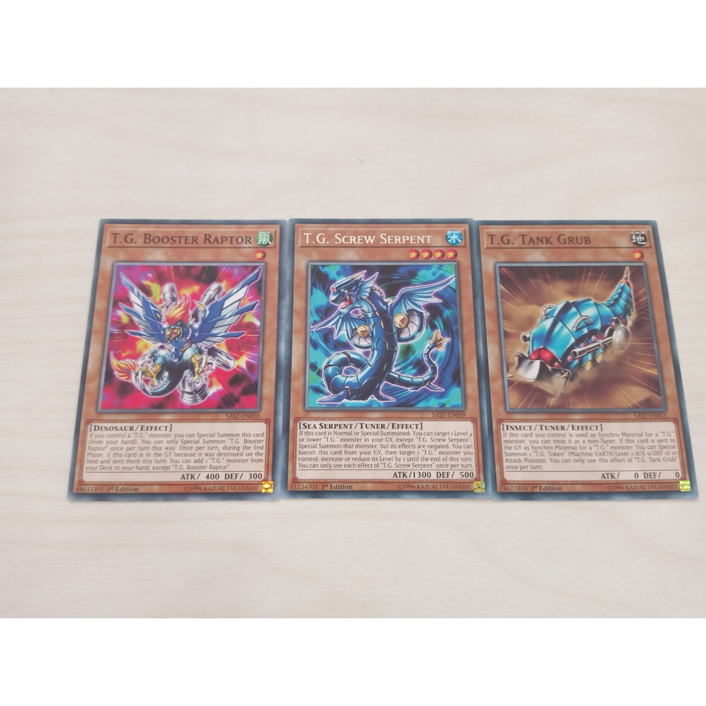 Bài Yugioh real cards TCG, Combo 3 T.G. monsters