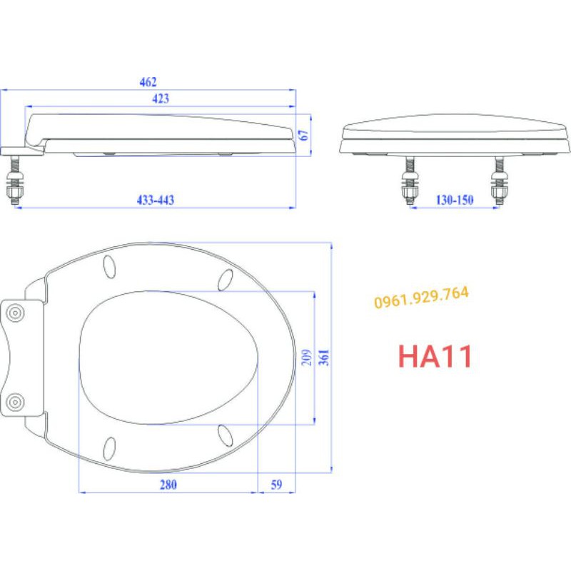 NẮP BỒN CẦU RƠI ÊM KHÔNG GÂY ỒN HA11