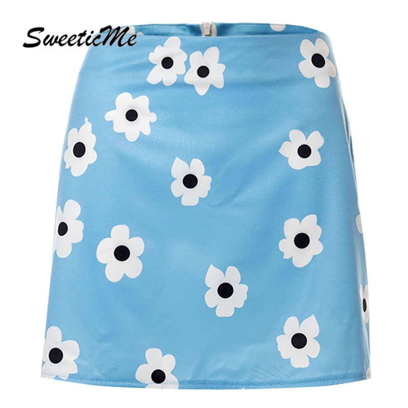 Chân Váy Chữ A Khóa Kéo In Họa Tiết Ngọt Ngào Ngọt Ngào Cho Nữ 2021