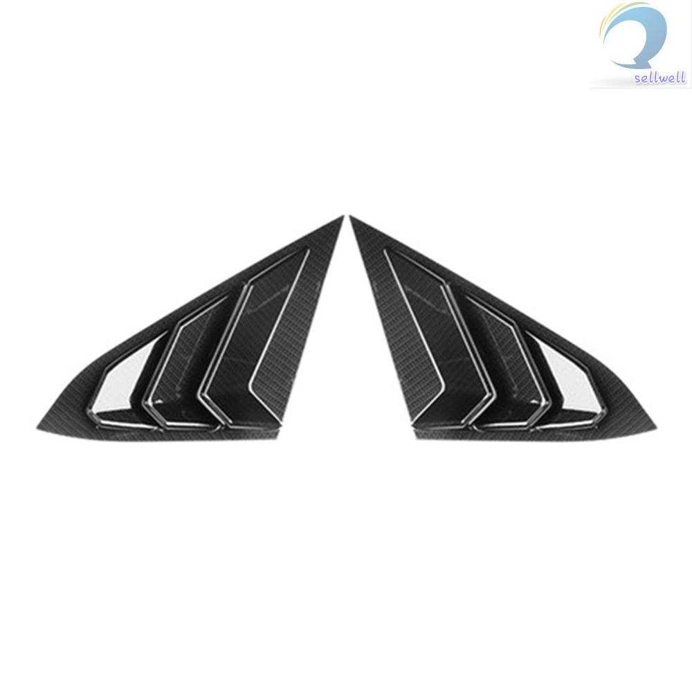 Set 2 Vỏ Bọc Cửa Sổ Thay Thế Bằng Abs Cho Honda Civic 4dr Sedan 2016-2019