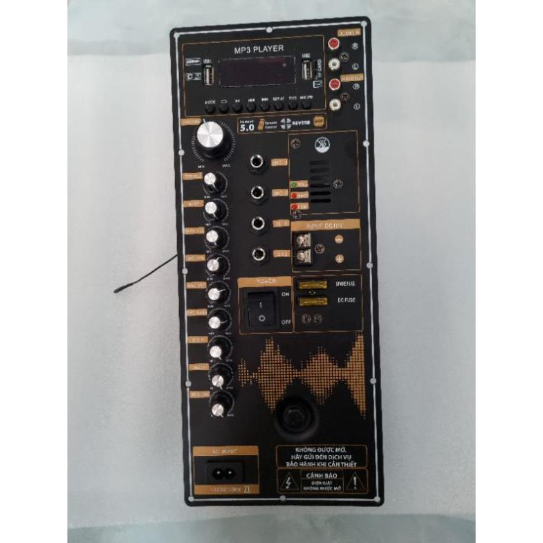 Mạch loa kéo nguồn xuyến 4 tấc ,có REVERB kích thước 15x35 mẫu 2021