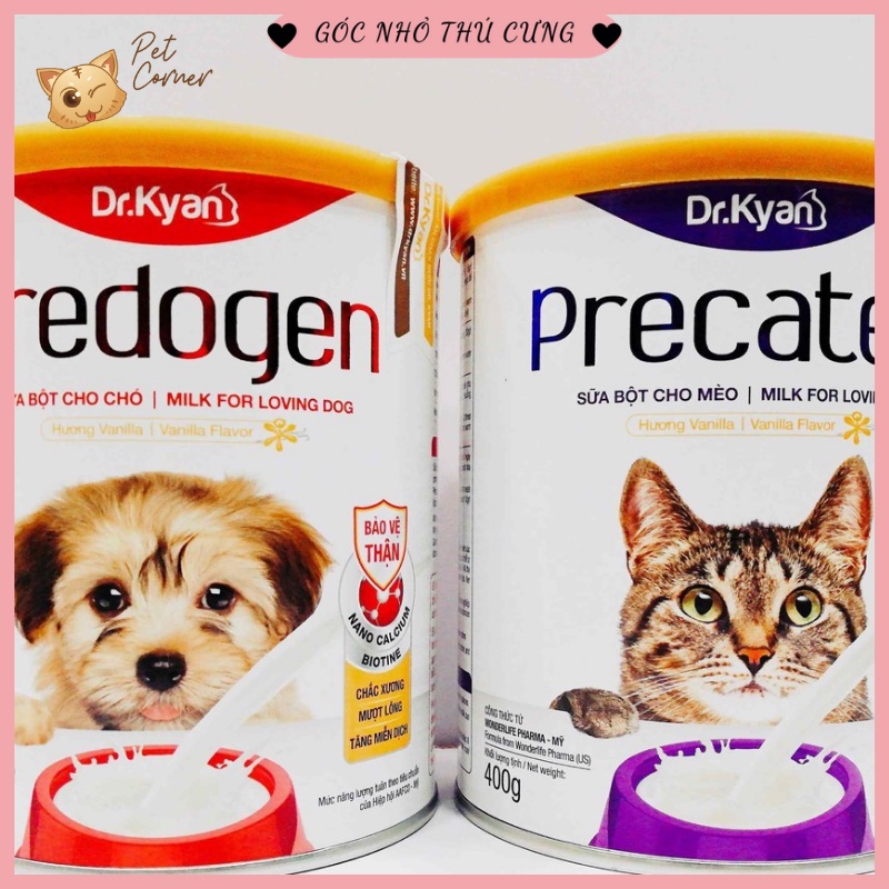 Sữa bột cho chó mèo Dr.Kyan (Lon 400g)