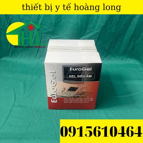 Gel siêu âm EUROGEL màu trắng can 5 lít