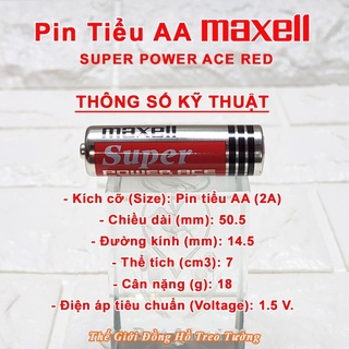 Vỉ Pin tiểu Maxell AA ( 2A )