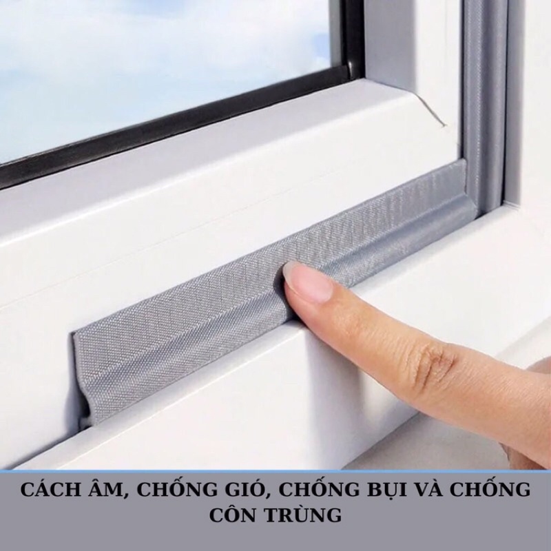 RON CHẶN KHE CỬA ĐA NĂNG Chống Gió Lùa, Ngăn Côn Trùng, Giảm Tiếng Ồn 4.8