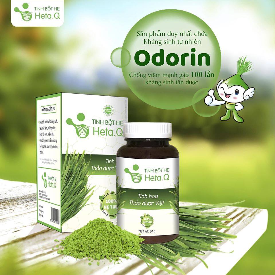 Tinh Bột Hẹ Heta.Q Thoát Khỏi Nỗi Lo Táo Bón 30gr