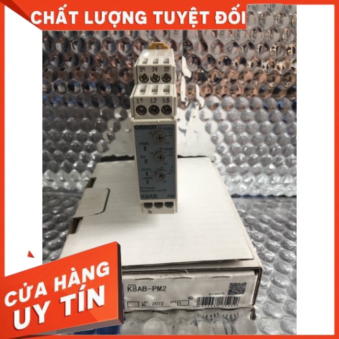 {chất lượng} Rơ le bảo vệ pha và điện áp Omron K8AB-PM2 380/480VAC